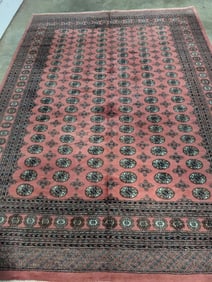 Bokhara Hand Knotted Rug 8.4 x 11.1 ft