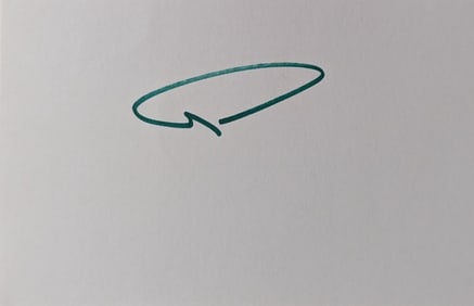 Eric Clapton Signed Card, COA