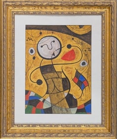 Original in the Manner of Joan Miro 16 x 12'