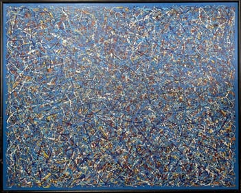 Original in the Manner of Jackson Pollock 48 x 60"