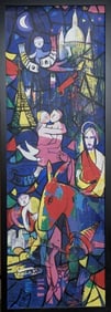 Original in Manner of Alphonse Mucha 59 x 20"