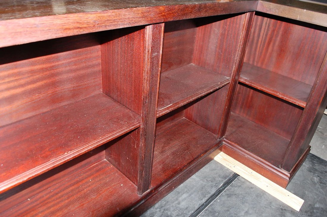 CARVED OAK ENGLISH CANOPY PUB BAR - 5