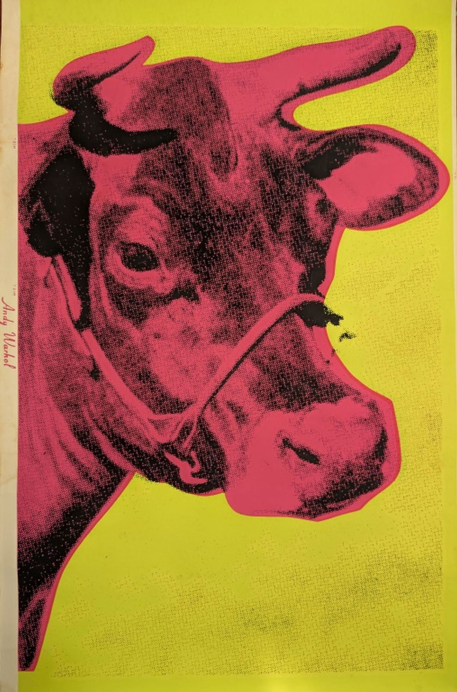 Andy Warhol Pink w Yellow "Cow" 1966/67 (1 of 11)