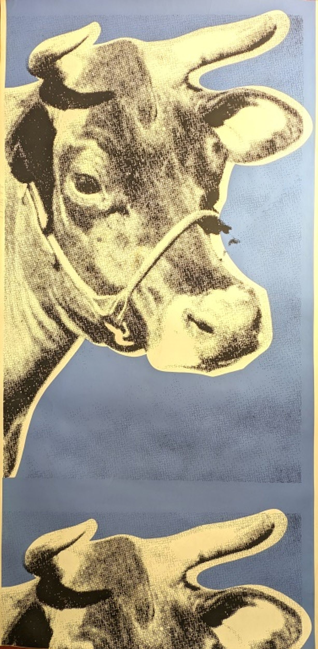 RARE 1 1/3 Andy Warhol "Cow" Seattle, 1976 (1 of 12)