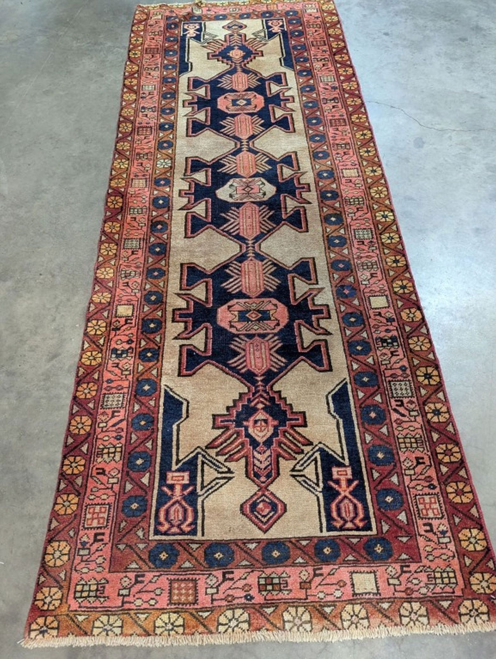 Navahand Hand Woven Runner Rug 3.7 x 10.3 ft (1 of 7)