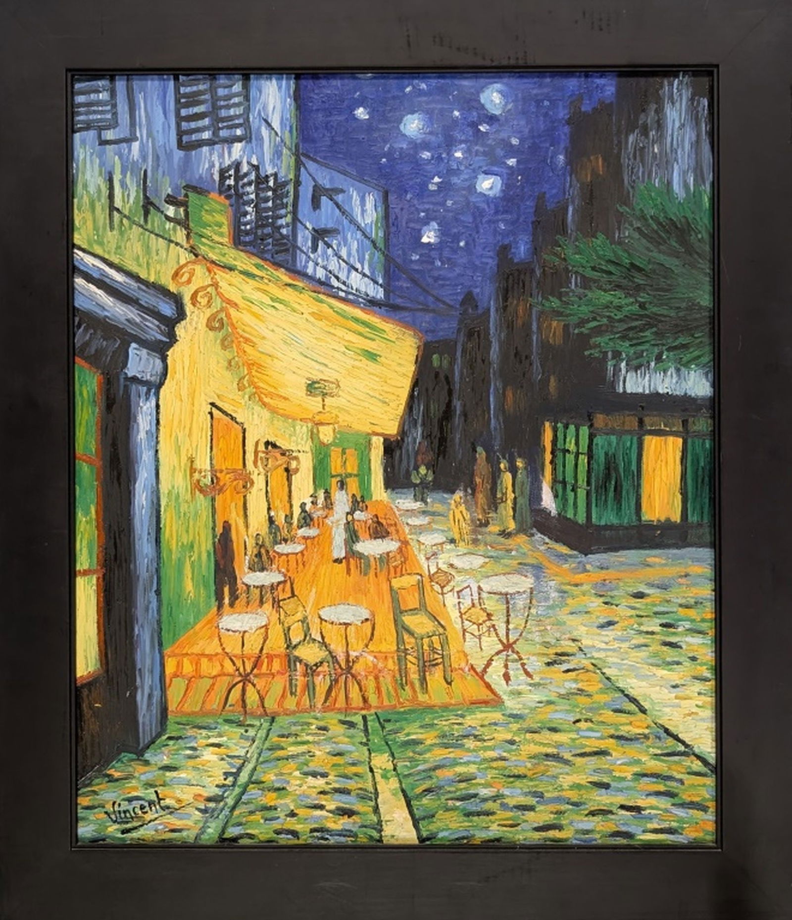 Cafe Terrace after Vincent Van Gogh, 24 x 20" (1 of 6)