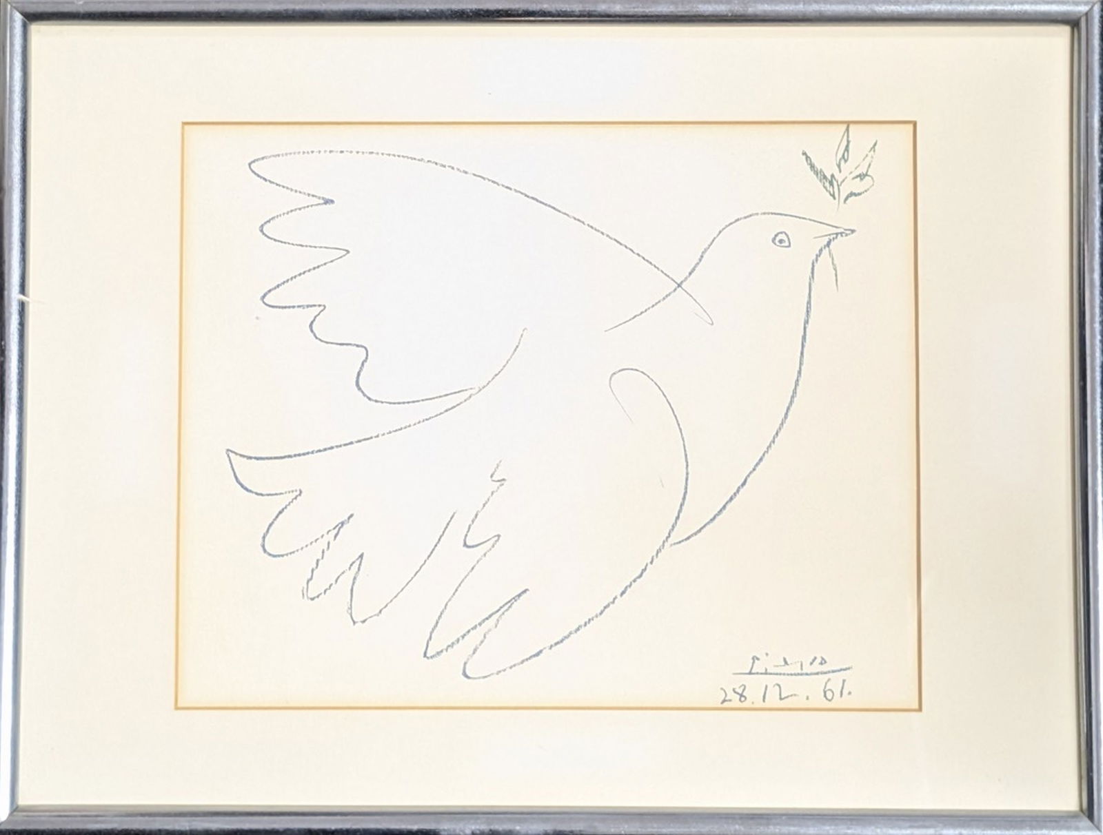 Picasso Original Dove of Peace Lithograph 1961 (1 of 6)