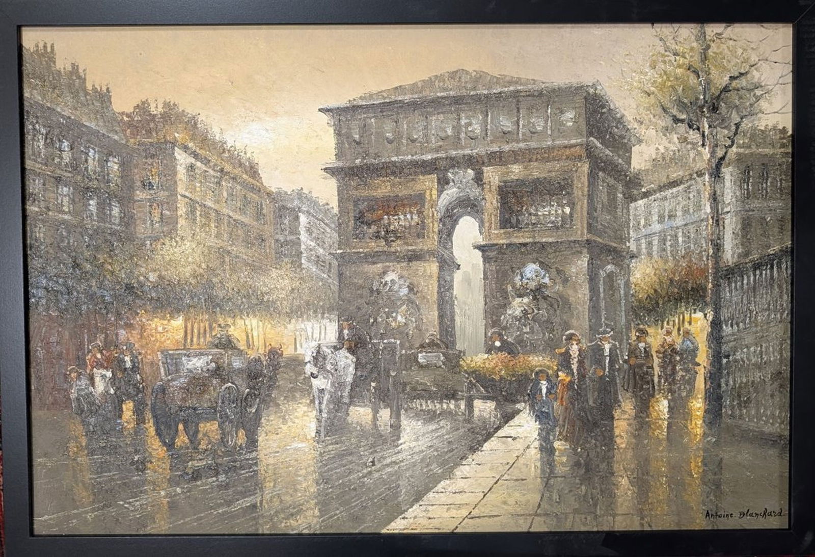 Orignal in Manner of Antoine Blanchard 24 x 36 (1 of 6)