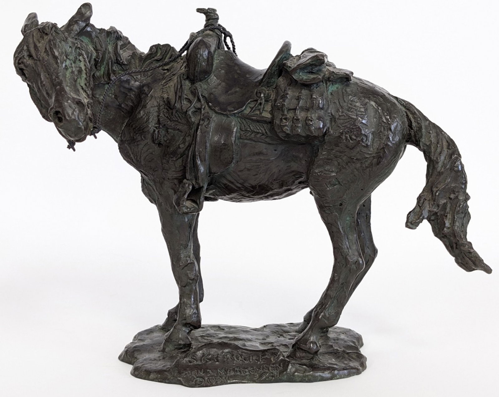 John B. Mortensen "Sky Rocket" Bronze 9.5"H (1 of 10)