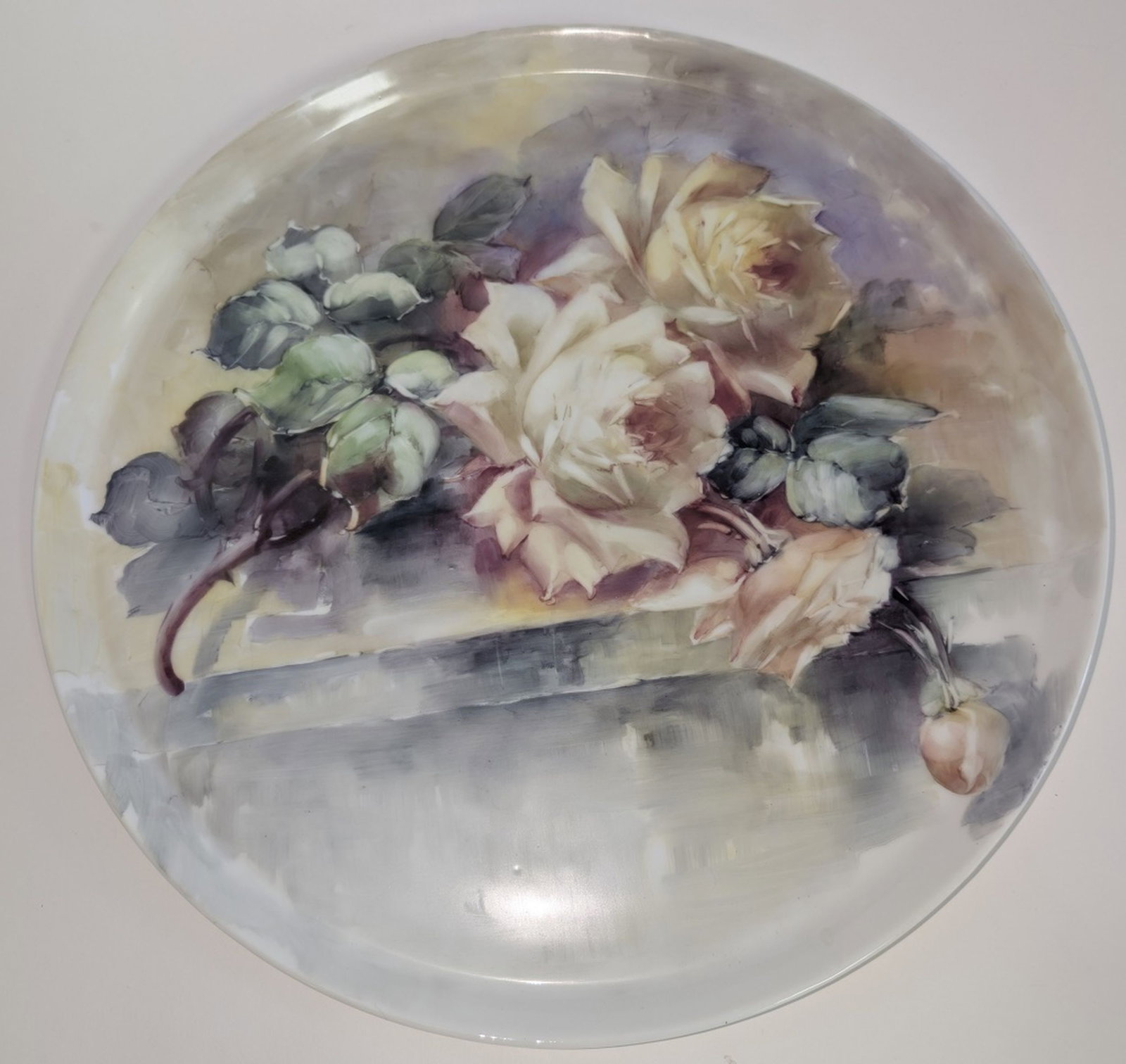 LIMOGES HAND-PAINTED PORCELAIN CHARGER (1 of 3)