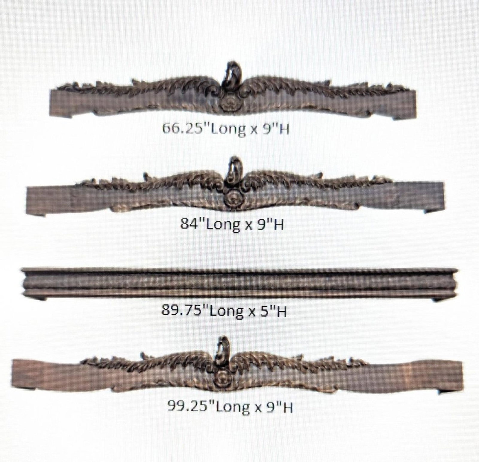 Four Antique Carved Cornices (1 of 20)