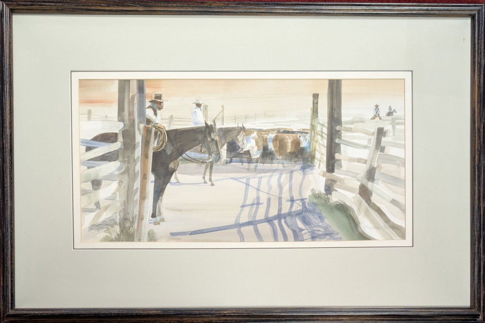 Phil Clark Original Cowboy Scene (1 of 7)