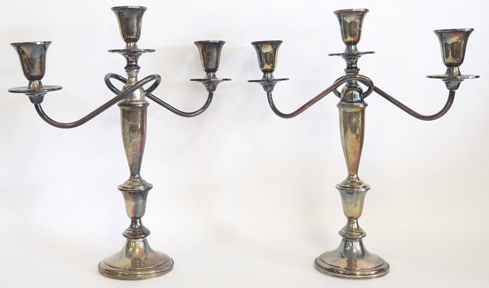 Pair of Towle Sterling Silver Candelbras 13.5"H (1 of 16)