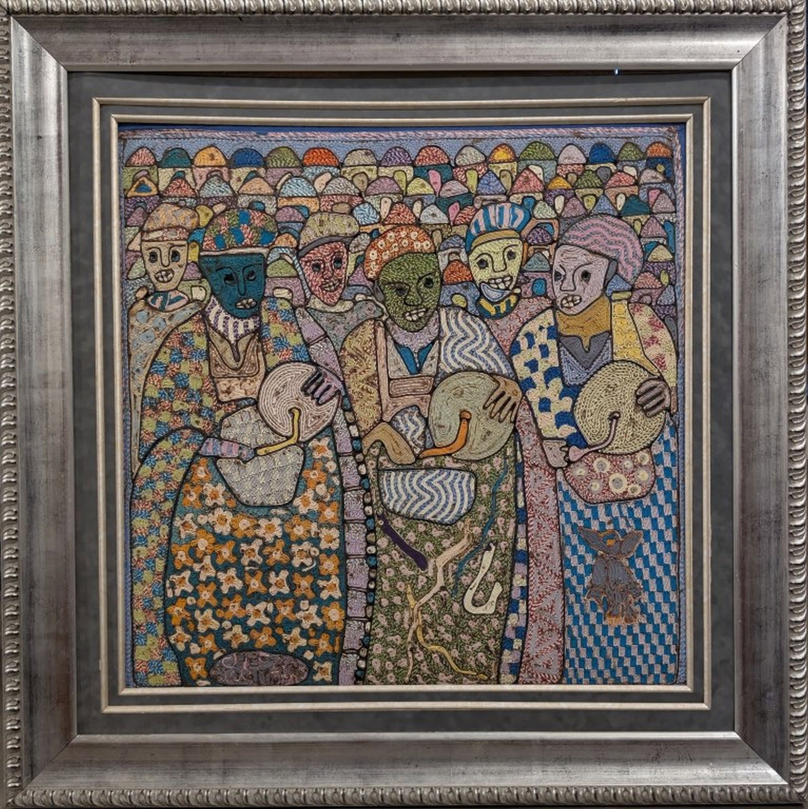 Chief Z.O. Nigerian "Celebration" Tapestry (1 of 9)