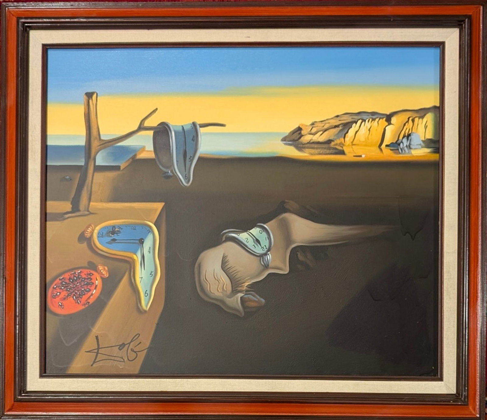 Original in Manner of Salvador Dali 20 x 24" (1 of 5)