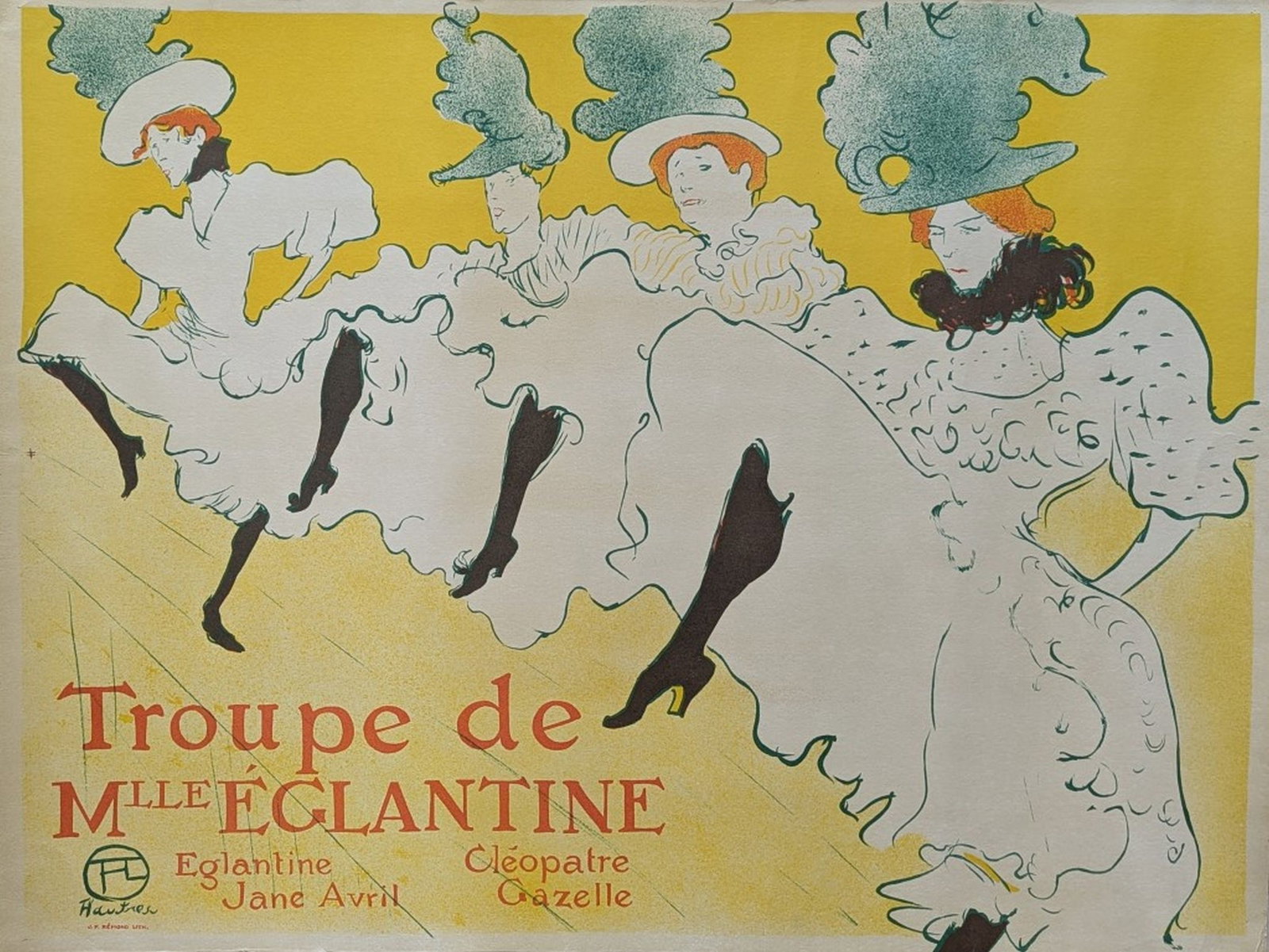 After Toulouse- Lautrec Troupe de Mile Eglanine (1 of 6)