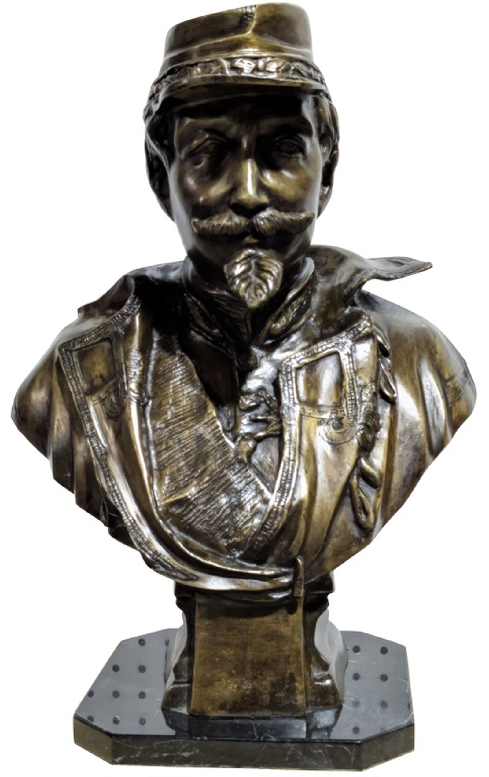 Second Empire Style Bust of Napoleon III, 17H" (1 of 8)