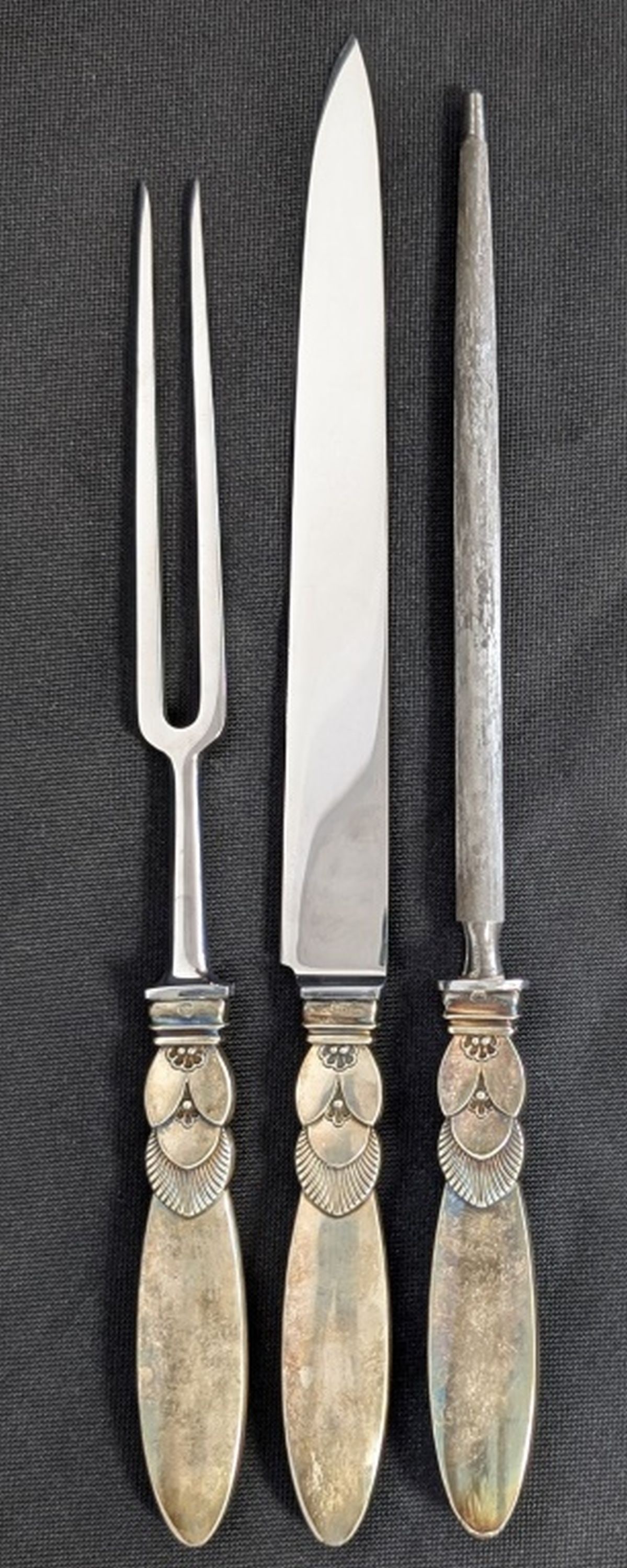 Georg Jensen "Cactus" Sterling Carving Set (1 of 16)