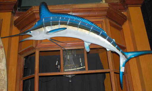 faux swordfish mount
