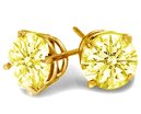 0.75 Ct Twt Yellow Diamond 14Ky
