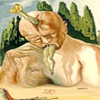 "Lucifer" Salvador Dali: This is an authentic woodblock print in color by Salvador Dali from the Divine Comedy series, 1964 Authenticated on verso, by Frank Hunter, of the Salvador Dali Archives, Ltd. Signed in the plate.