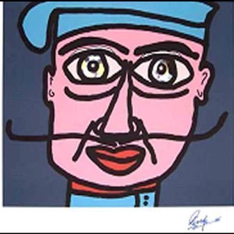 "Chef Alamode" Ringo Starr: Hand signed in lower margin by Ringo Starr. Giclee on paper. Limited edition 88/100. Comes with COA. Beautifully framed and matted.