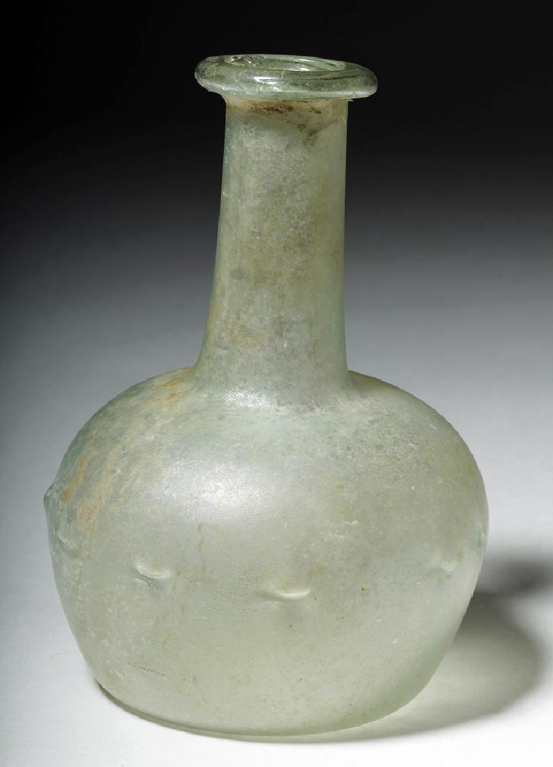 Roman Glass Bottle - Dimpled Decoration (1 of 6)
