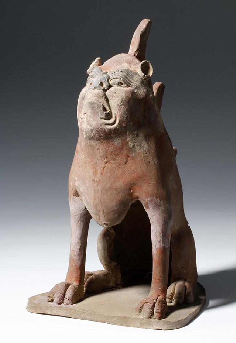 Chinese Han / Jin Terracotta Mythical Chimera Qilin (1 of 8)