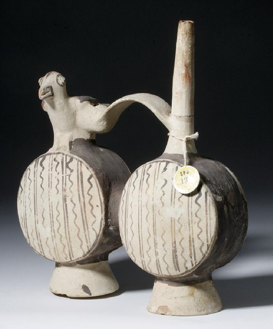 Chancay Pottery Whistling Stirrup Jar, ex-Sothebys (1 of 7)