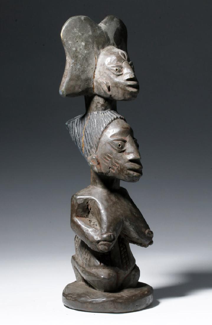 20th C. African Yoruba Wood Shango Cult Figure - Orisha (1 of 6)
