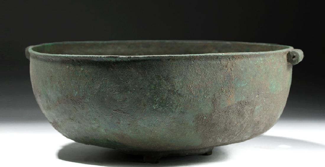 Large Roman British Bronze Bowl with Handles (1 of 6)