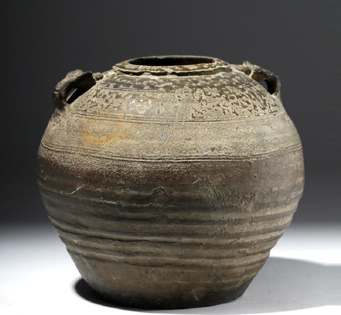 Chinese Six Dynasties Brown-Glazed Jar (1 of 8)