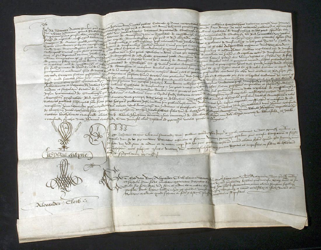 1512 Scottish Notarized Instrument (Sasine) (1 of 4)