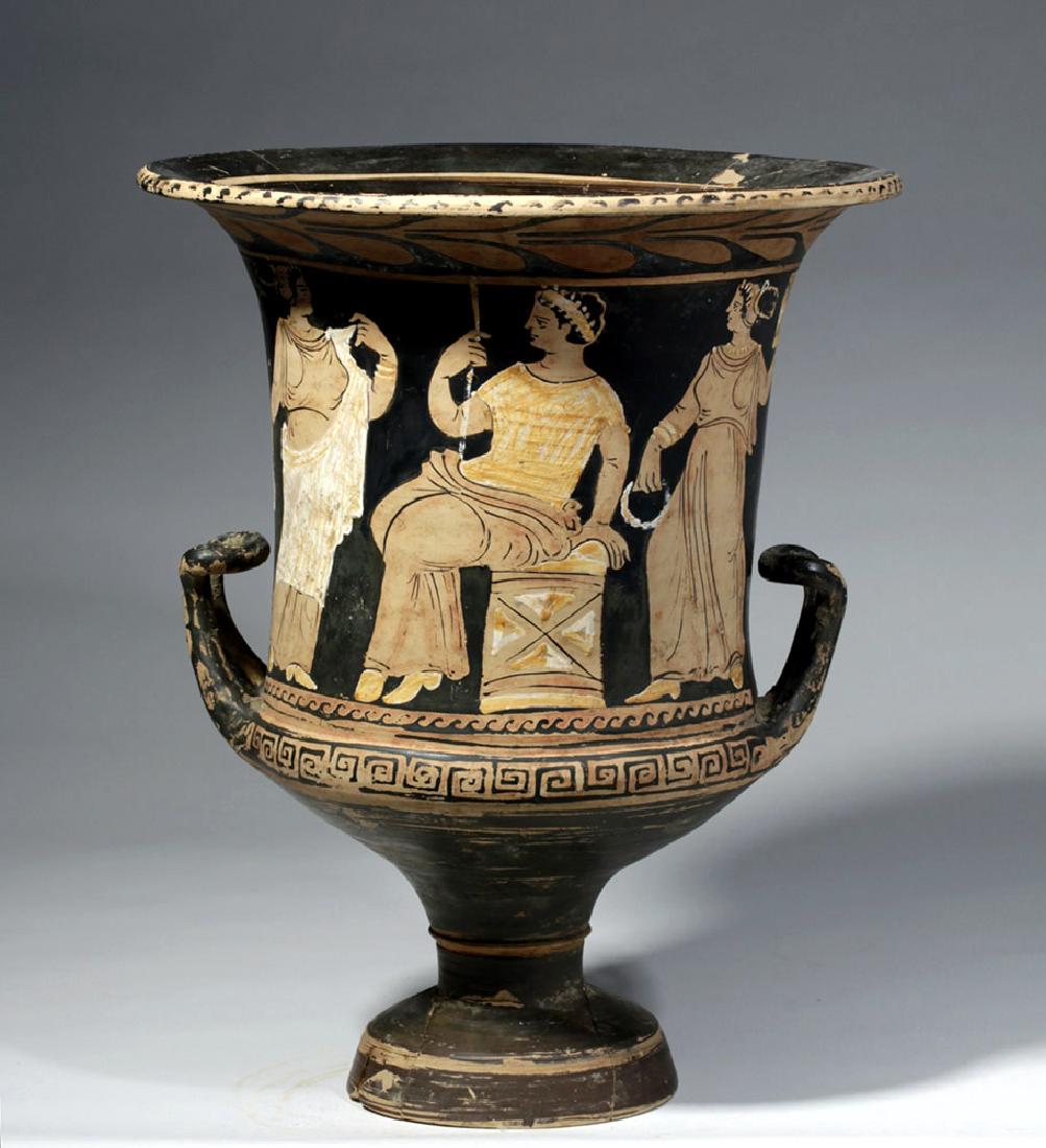 Huge Campanian Red-Figure Calyx Krater, Nicholson Wkshp (1 of 8)