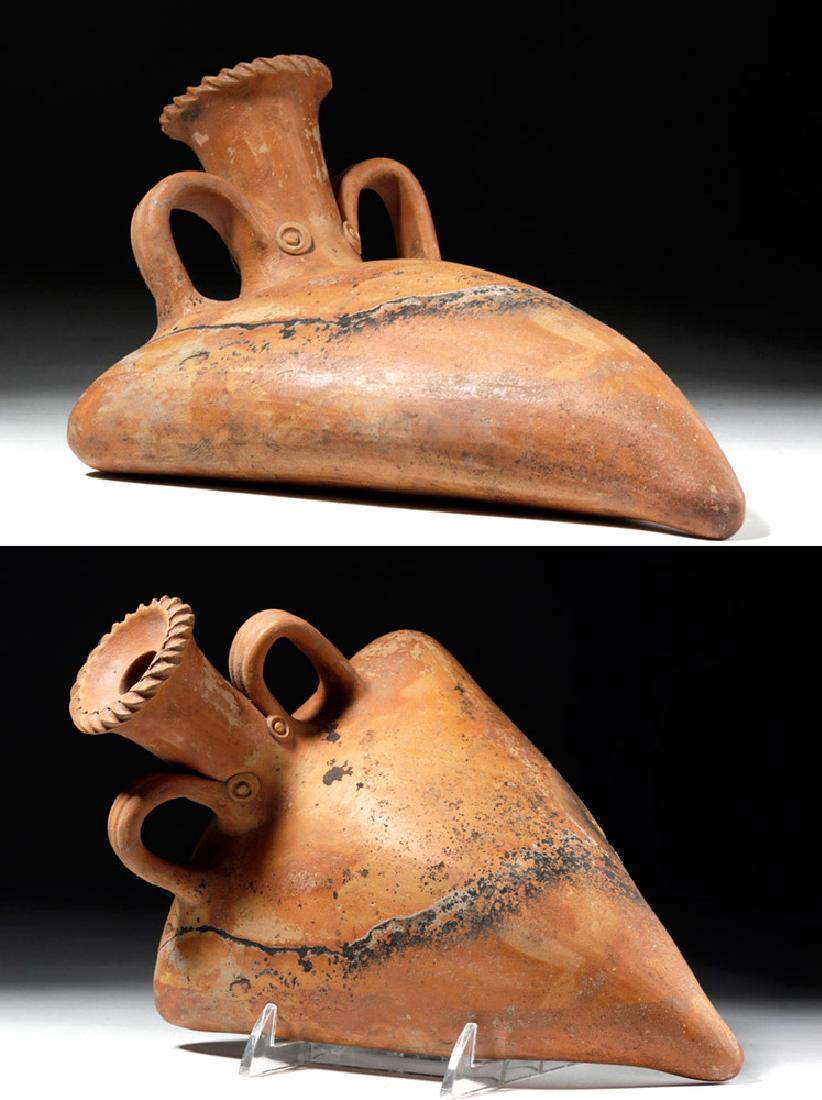 Hellenistic Greek Redware Pottery Askos (1 of 7)