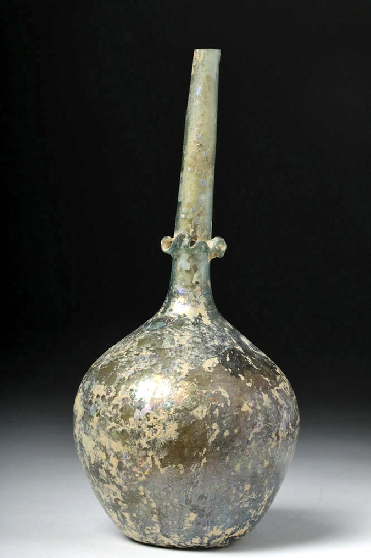 Late Roman Decorated Glass Perfume Flask / Sprinkler (1 of 6)