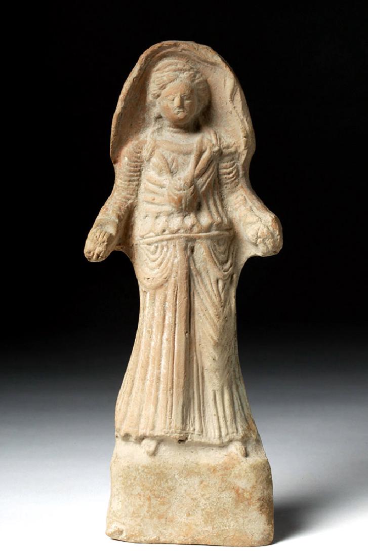Tall Roman Terracotta Statuette of Isis (1 of 8)