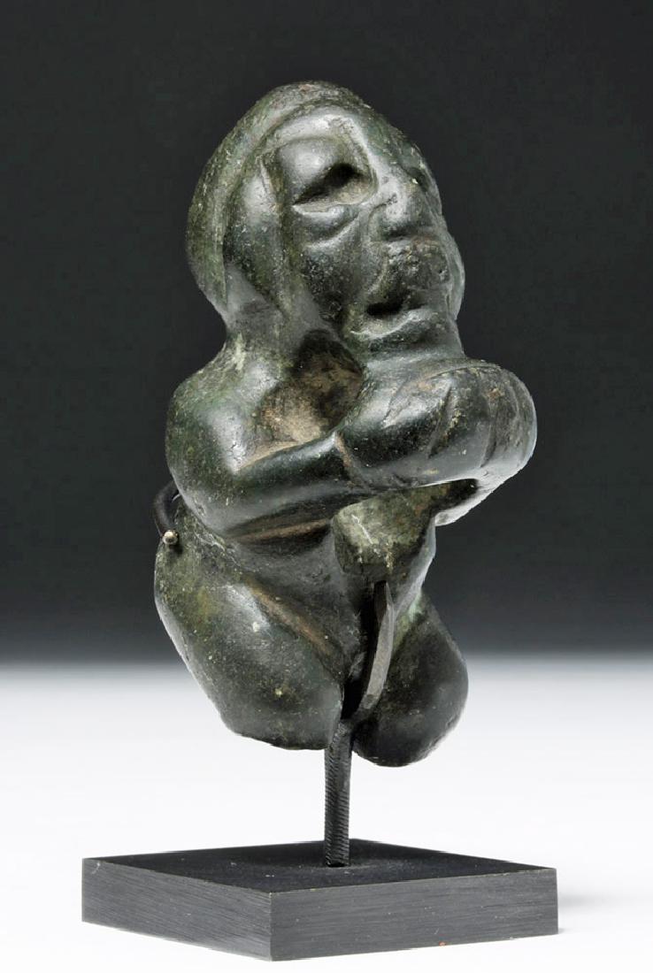 Olmec Greenstone Kneeling Figure (1 of 5)
