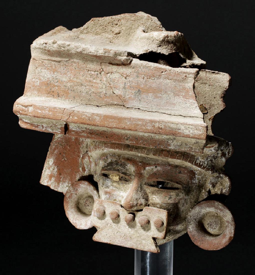 Impressive Teotihuacan Pottery Incensario Face (1 of 5)
