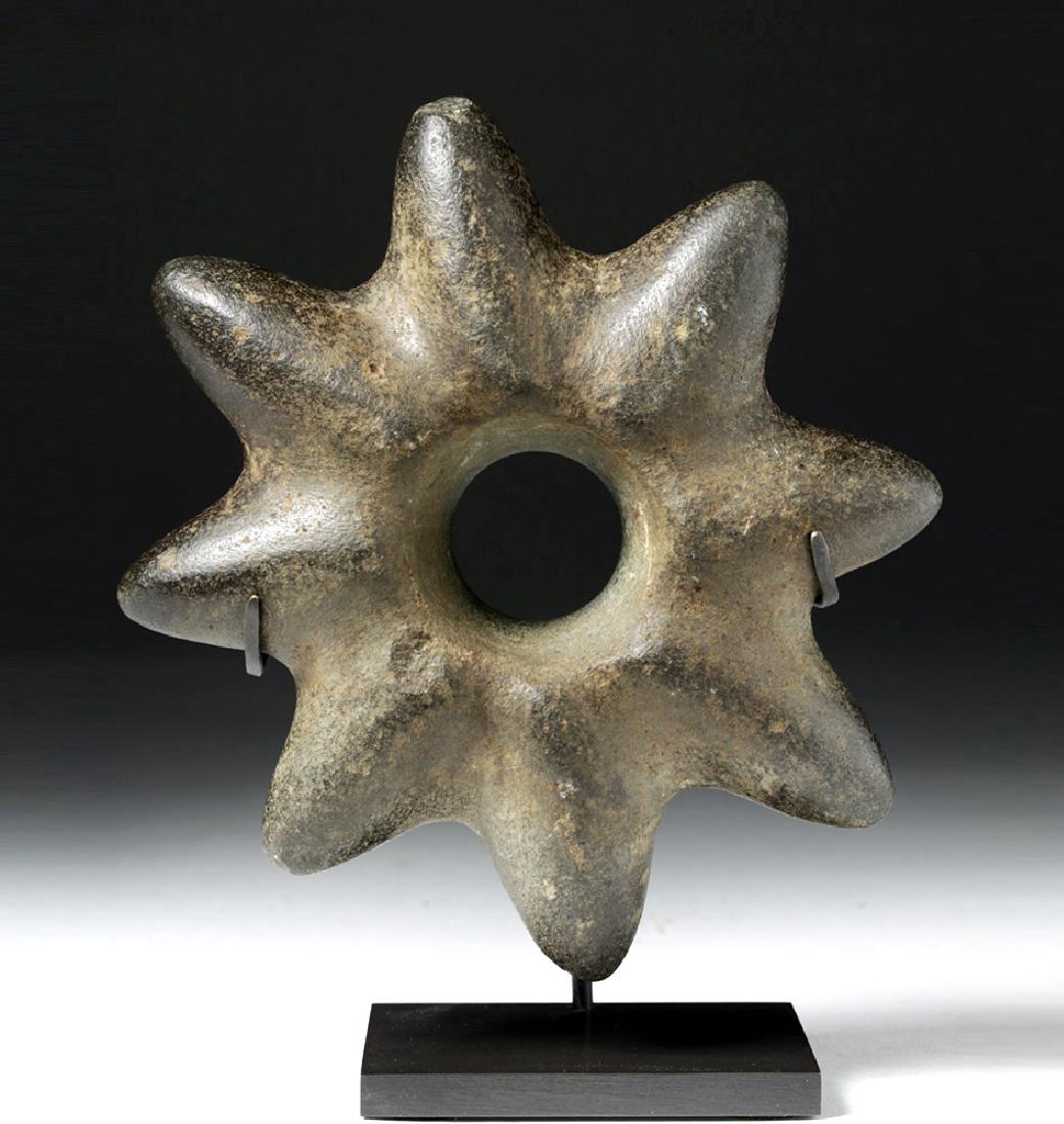Fabulous Inca Stone Mace Head - 8-Point Star (1 of 4)