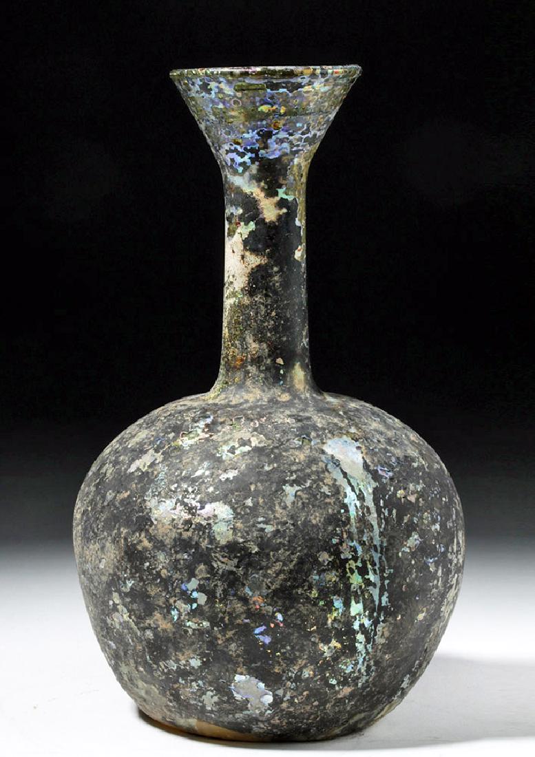 Roman Glass Vessel of Grand Scale, Rainbow Iridescence (1 of 6)
