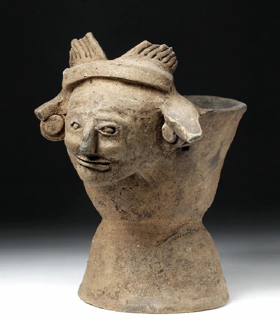 Mayan Pottery Figural Incensario (1 of 8)