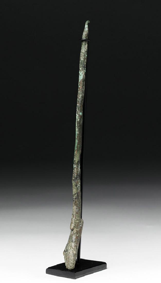 Rare Roman Bronze Medical Hook in Human Foot Form (1 of 5)