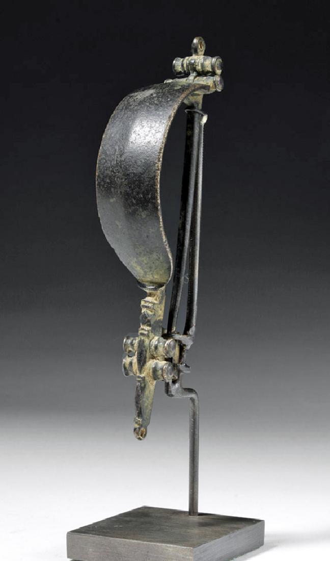 Roman Bronze Strap Fibula / Brooch - Great Condition (1 of 4)