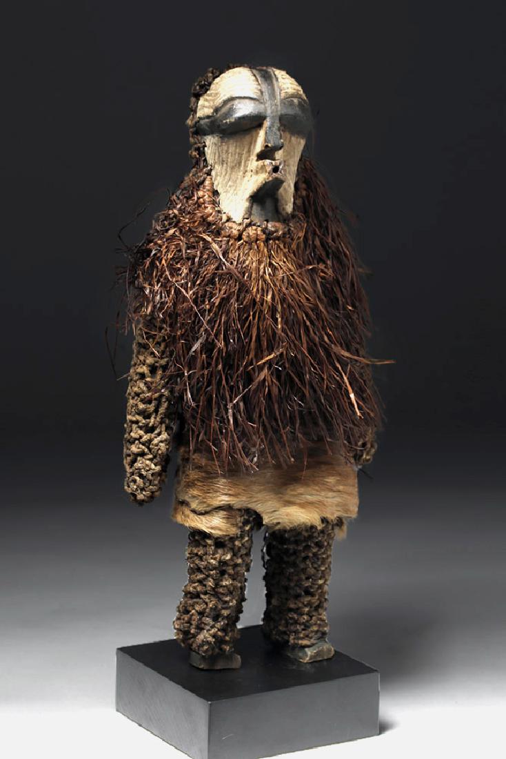 African Songye Wood / Fiber Figure, Female Kifwebe Mask (1 of 5)