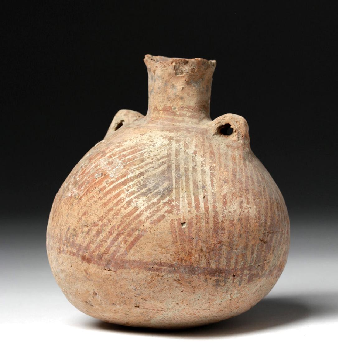 Greek Cypriot Bi-chrome Terracotta Oil Vessel (1 of 6)