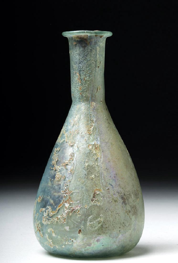 Roman Glass Flask, Rainbow Iridescence (1 of 6)