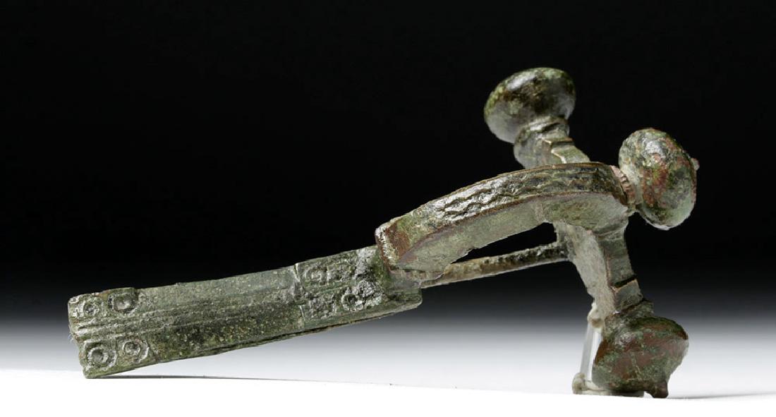 Fine Roman Bronze Military Fibula (1 of 3)