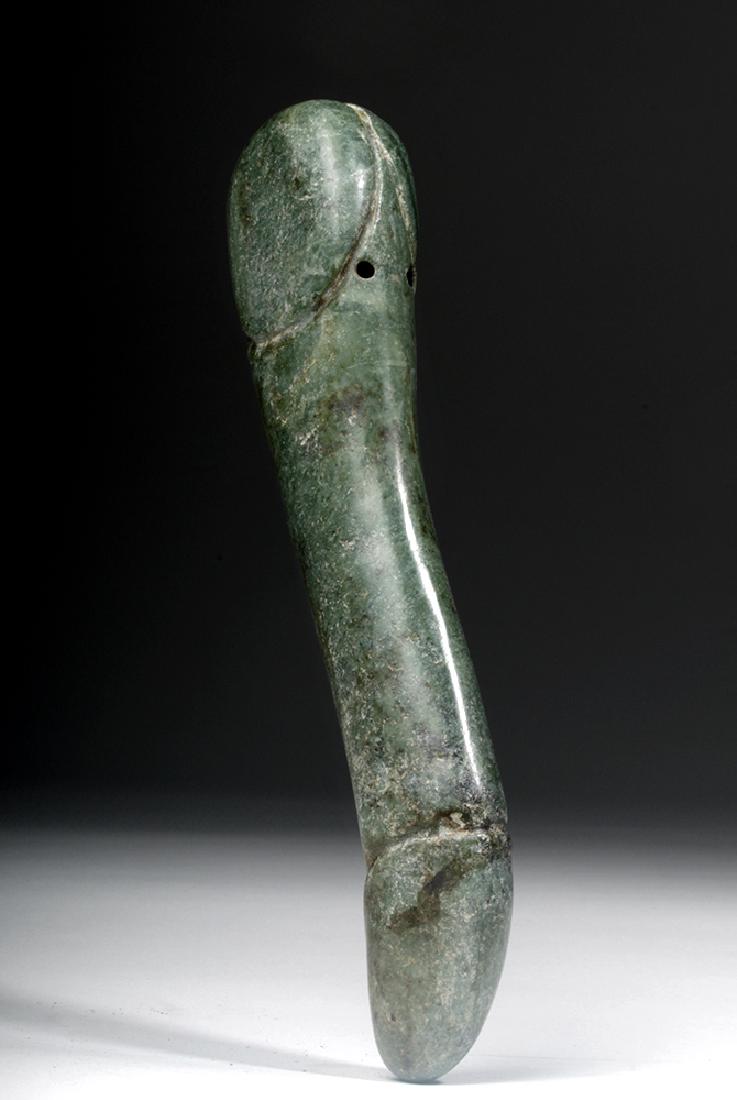 Chinese Han Dynasty Green Jade Prosthetic Phallus (1 of 4)