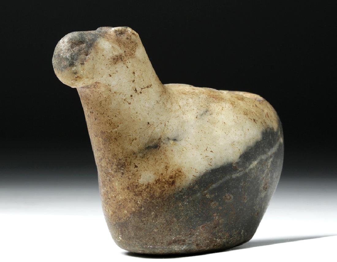 Inca Black/White Marble Canopa - Llama Form (1 of 6)